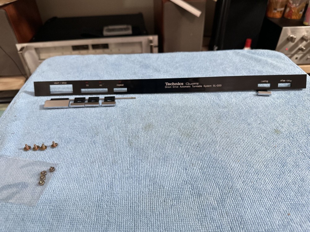 Technics SL-Q33 Vintage Turntable parts original Switch panel