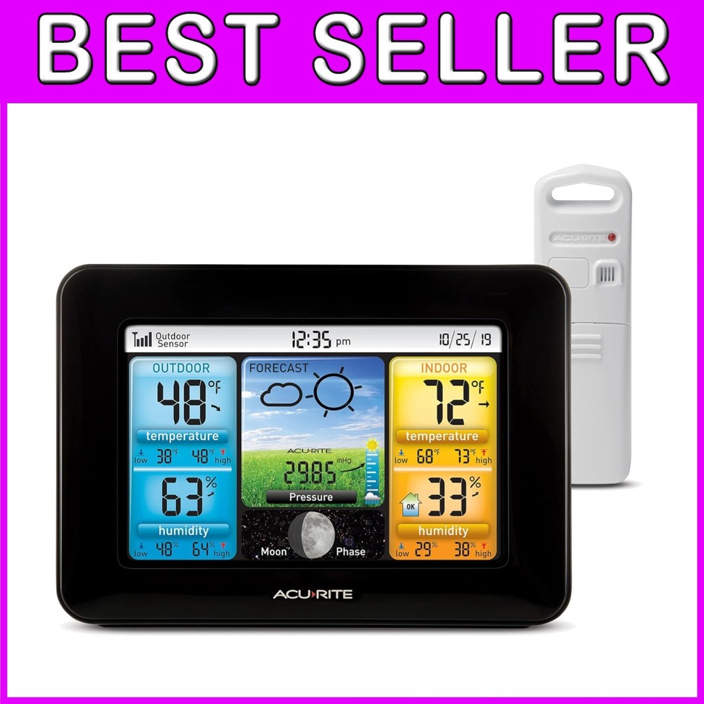 Full Color Display Weather Forecast Station=