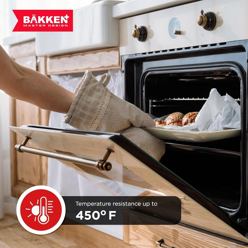 Baking Pan Set of 6 - Stackable, non-stick baking pans for home cooking
