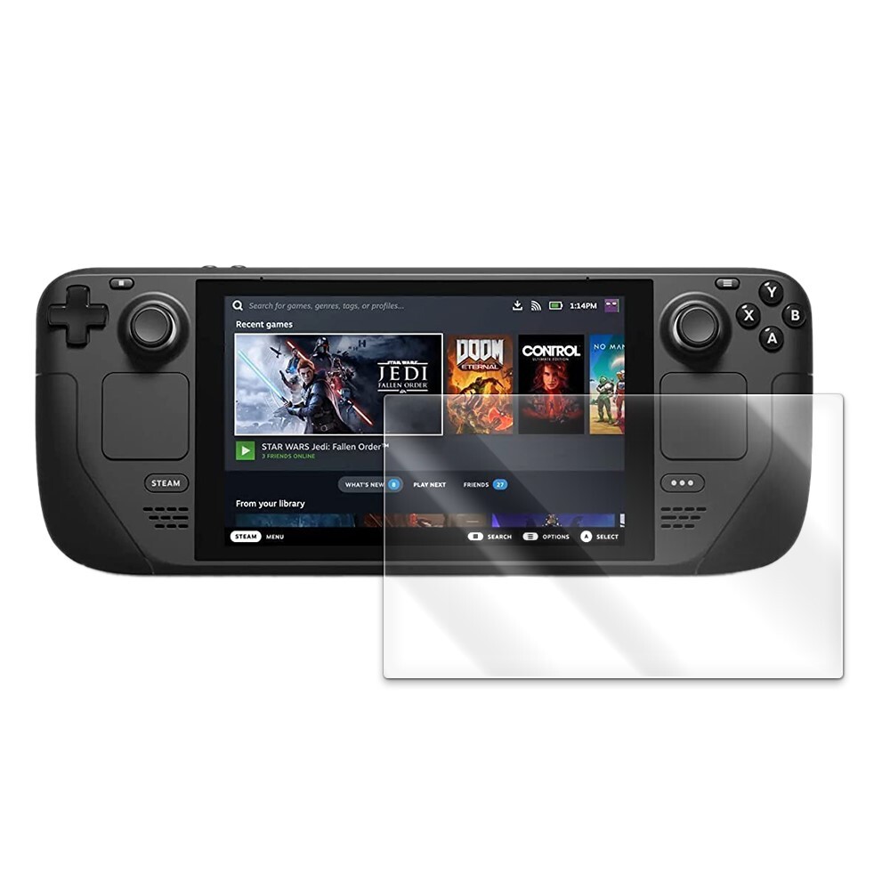Scratch Proof 9H Screen Protector HD Tempered Glass for Steam Deck Game Console