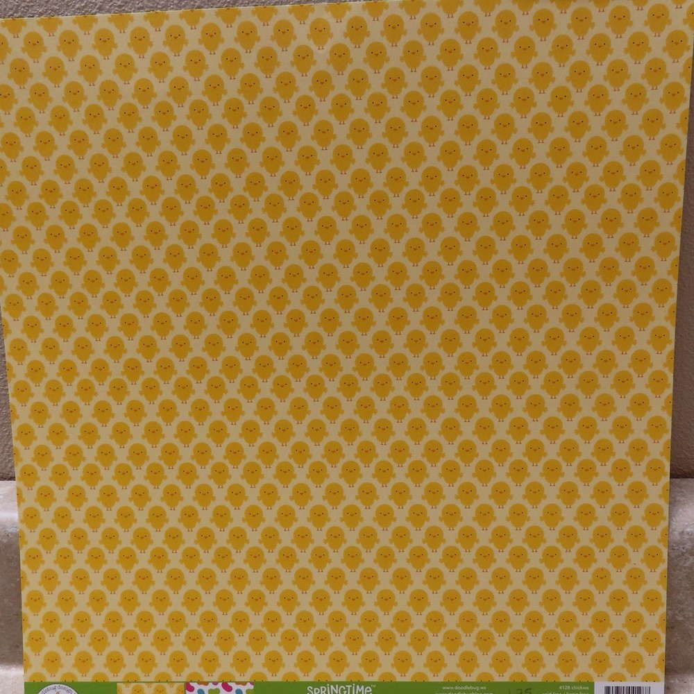 4 Sheets of Easter Themed 12x12 Double-Sided Cardstock (Except Easter Sampler)