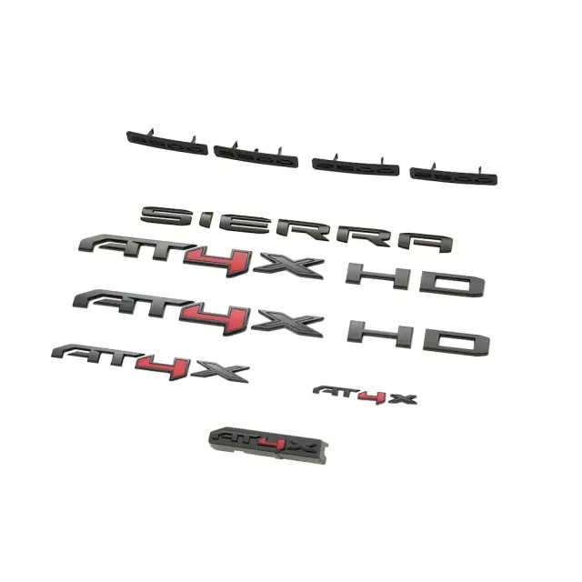 Genuine GM AT4X Emblems - Black 85870116