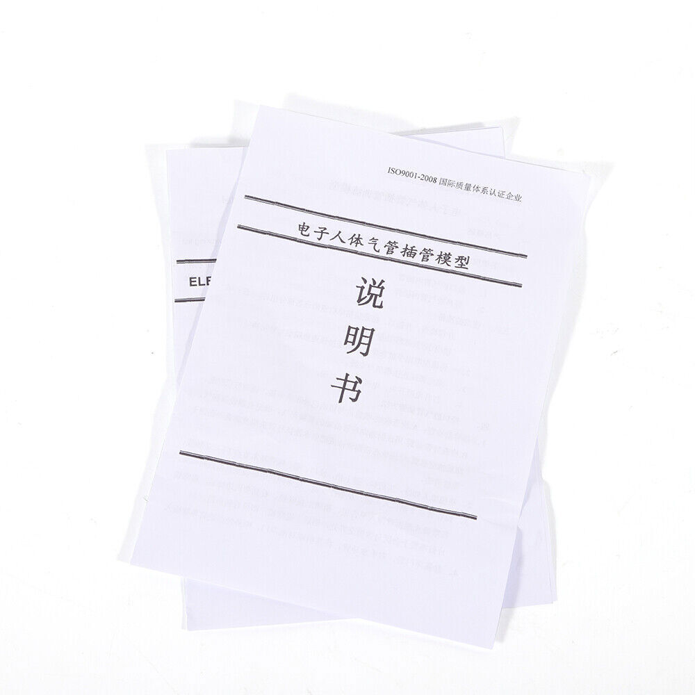 Intubation Manikin Study Teaching Simulator Airway Management Trainer Tool Model