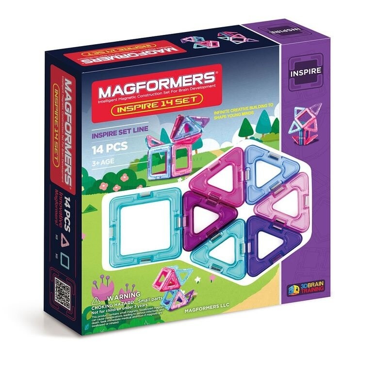 MAGFORMERS 14 PCS INSPIRE SET