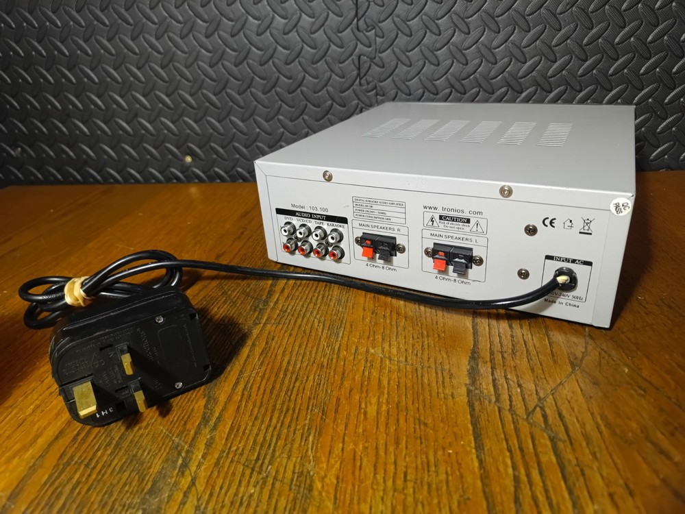 Skytronic Integrated Amplifier Hifi Separate With Karaoke Mic Inputs Working