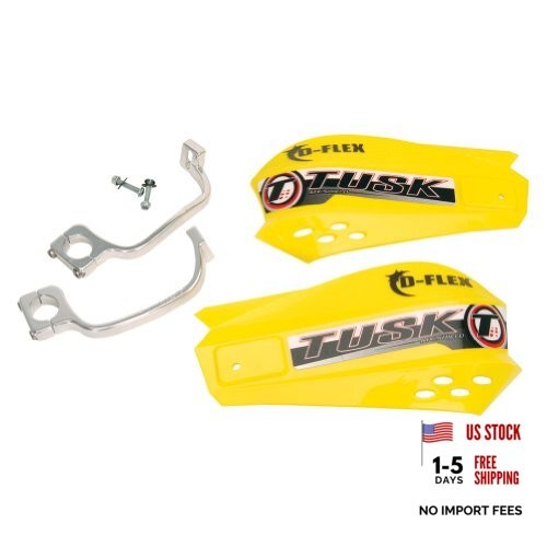 1198140006 Mx D-Flex ATV Handguards Yellow