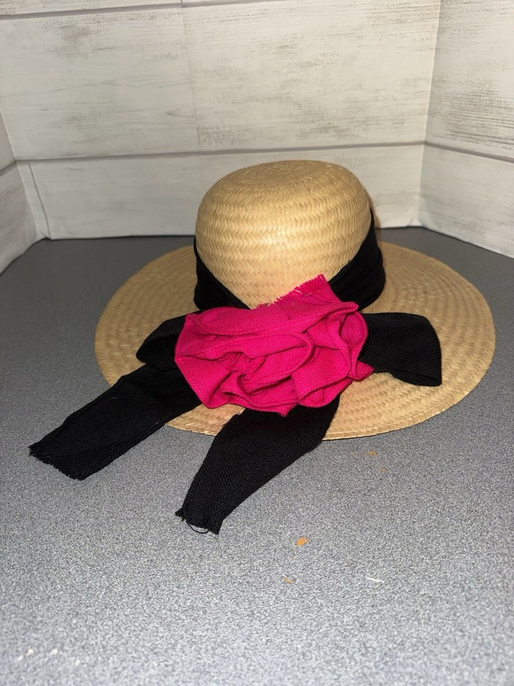 Straw Summer Hat , Derby , Easter Womens