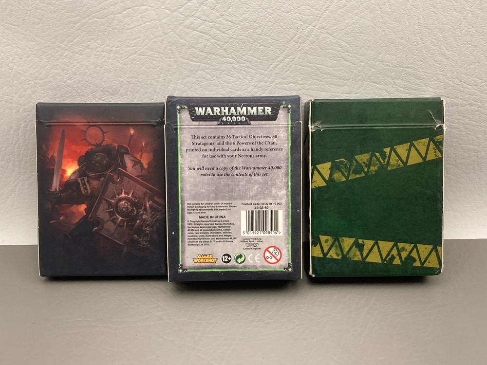 Warhammer 40k Necron Data Cards & More
