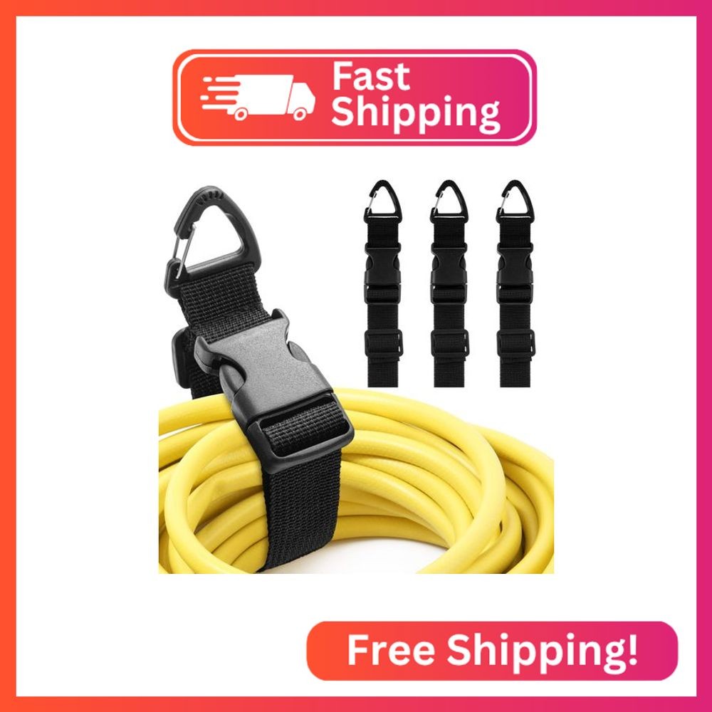 Wowangce 3 Pack 17 Inch Adjustable Extension Cord Holder Organizer with Triangle