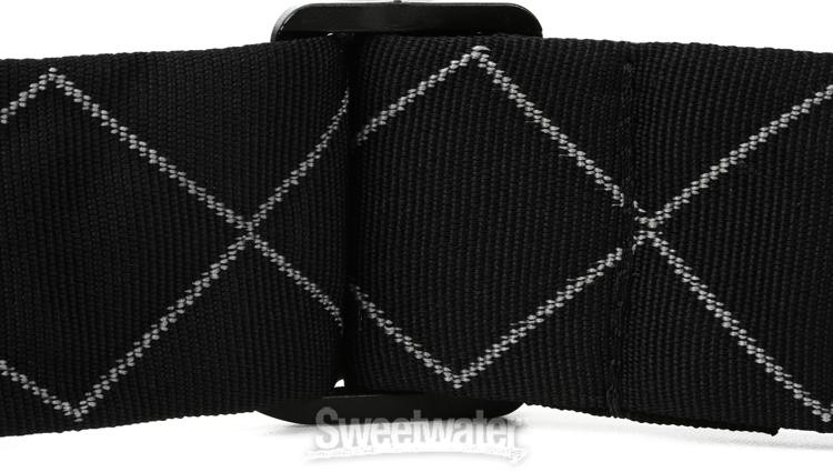 D'Addario Auto Lock Guitar Strap - Padded Diamonds