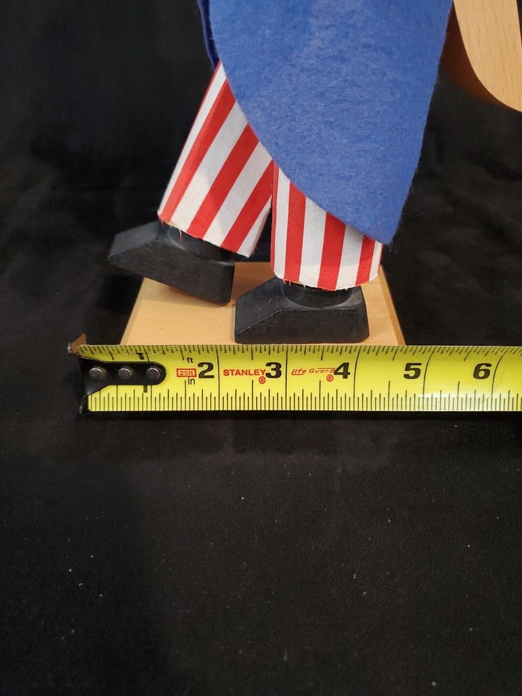 Nutcracker Full Size Uncle Sam w/ Sword - Made West Germany Fireworks Festivals