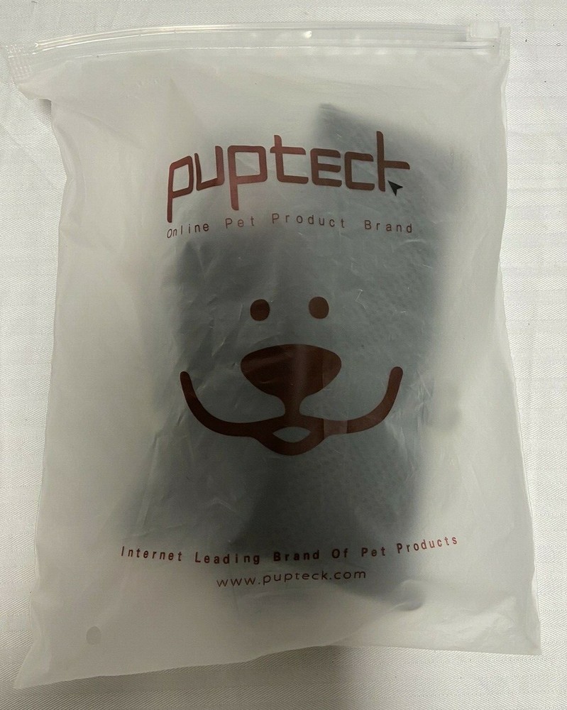 Puptech Soft Dog Harness And Leash Black