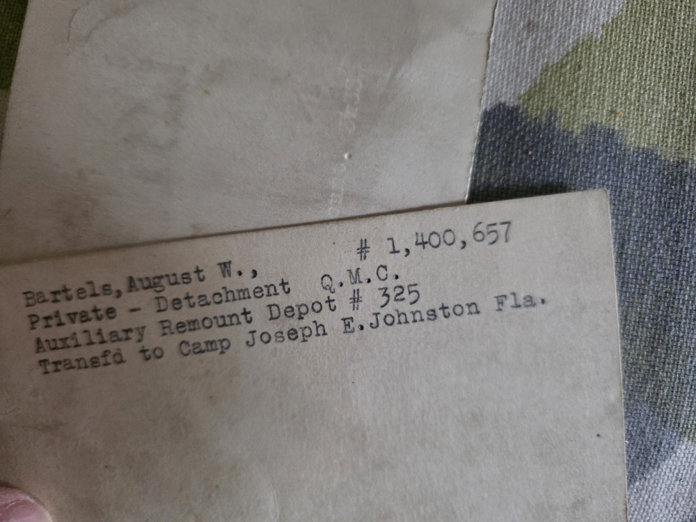 Camp Gordon Thanksgiving Menu