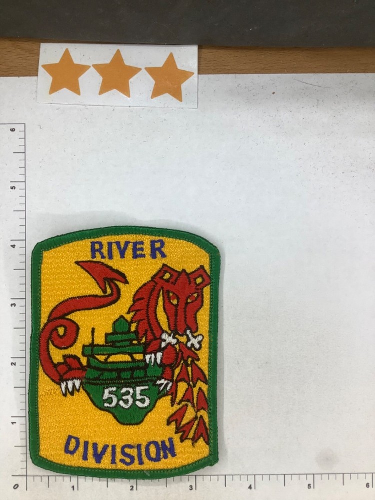 USS NAVY RIVER DIVISION 535 JACKET PATCH