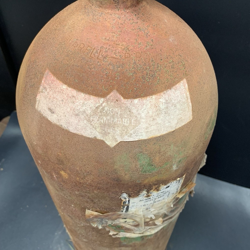 20 LB Steel CO2 Cylinder Tank Beverage Soda Beer Empty Bottle Untested.