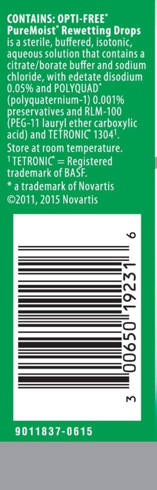 Puremoist Rewetting Drops, 12-mL