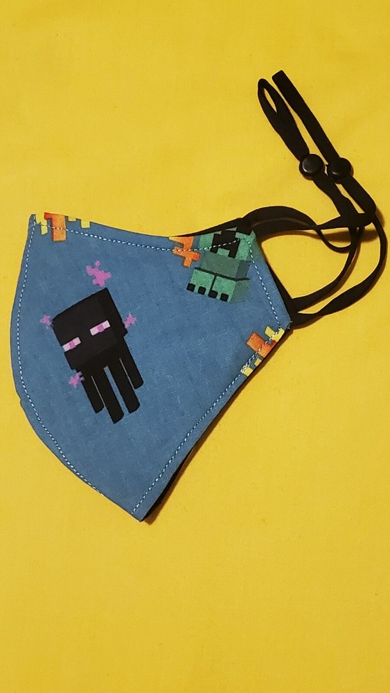 Handmade Kids Enderman Adjustable Face Mask