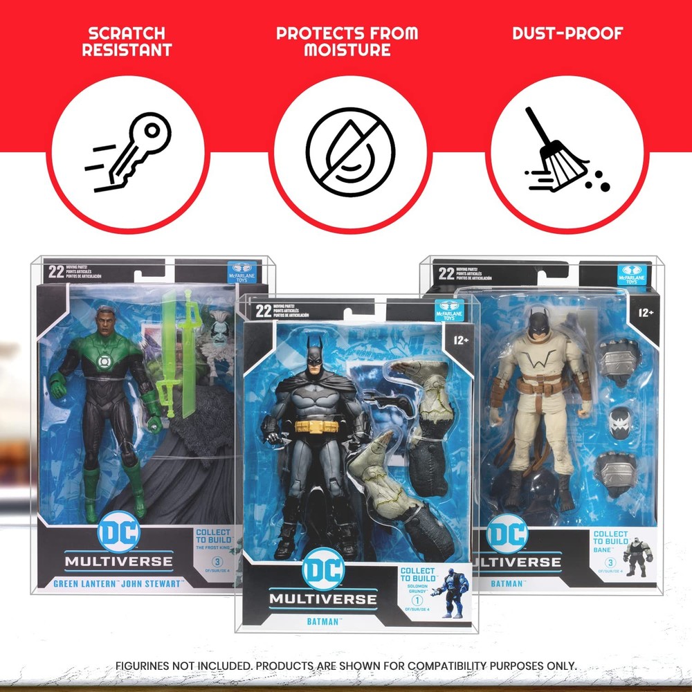 EVORETRO Display Protector Case for McFarlane DC Multiverse BAF Action Figure...