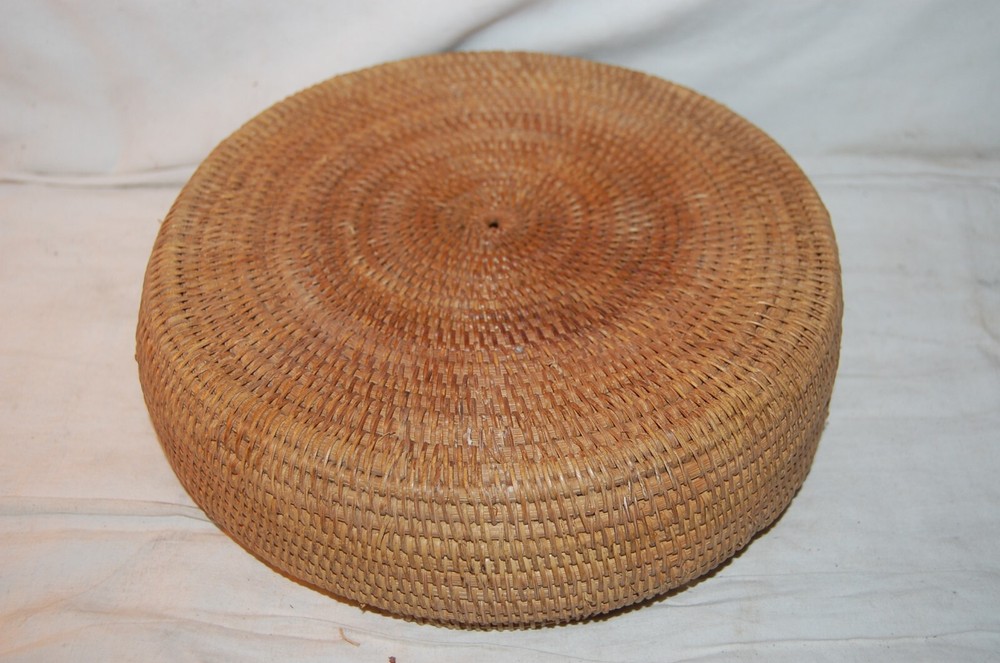 Vintage Covered Coil Basket Indian ?