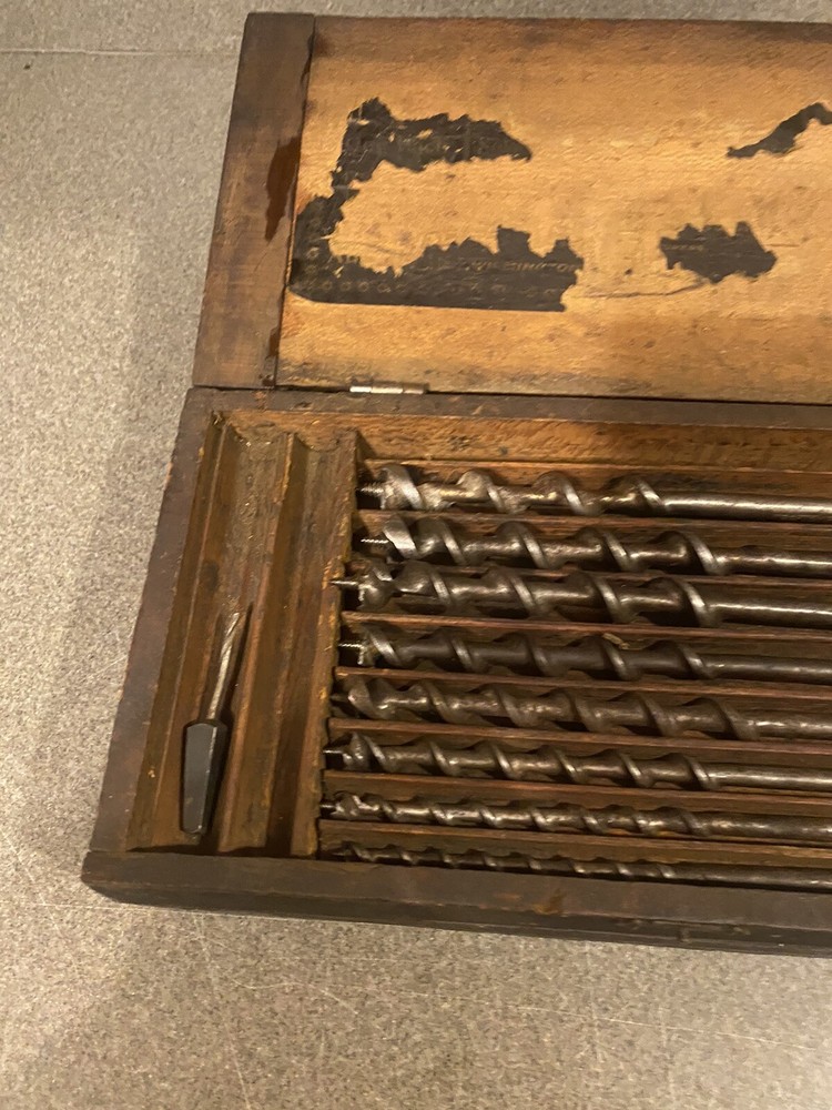 Vintage Drlll Bit Sett With Case - Rare