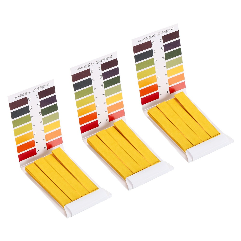 PH Test Strips 1-14.3pcs 80 Indicator Maps Sunflower Tester