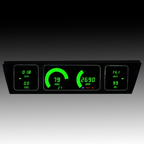 1977-1990 Impala/Caprice LED Direct Replacement Gauge Cluster, Red LEDs
