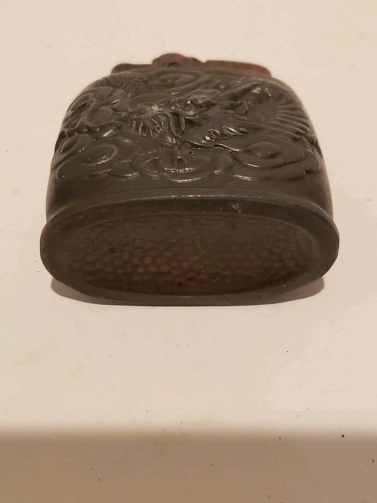 Copper Dragon Lotus Lighter Unsigned