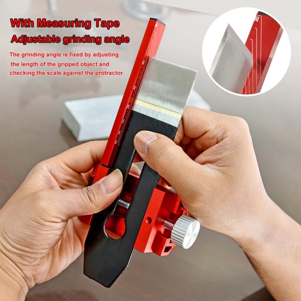 Honing Guide for Chisels and Planes, Adjustable Chisel Sharpening Jig