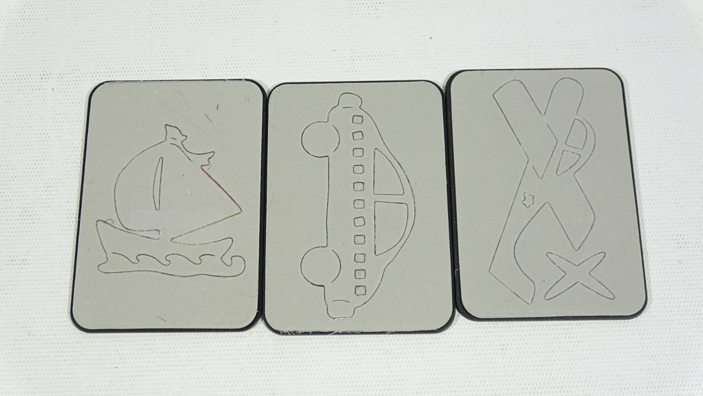 2009 Sizzix 3 Die Set Transportation Set 656372