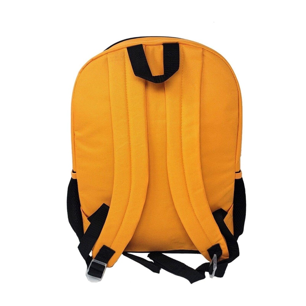 Bioworld Naruto 16" Backpack with 1 Front Pocket Large, Yellow