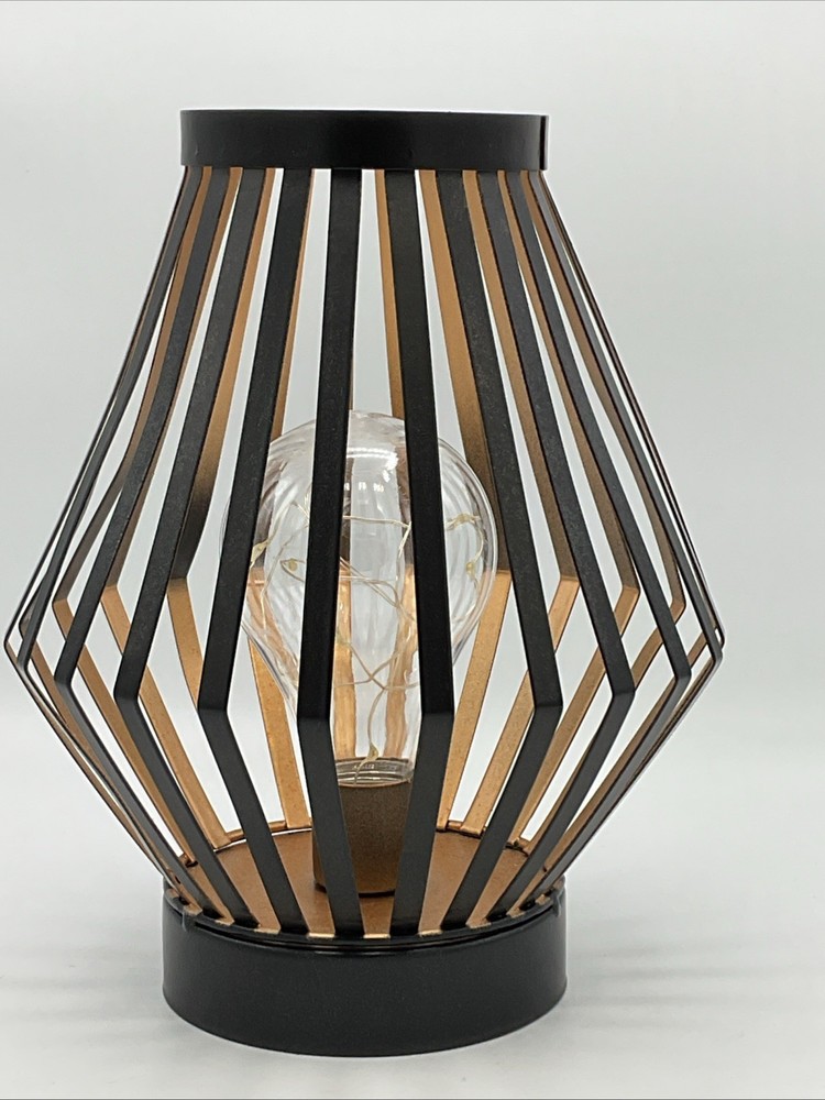 Battery Powered Table Lamp (integrated led Light)9in