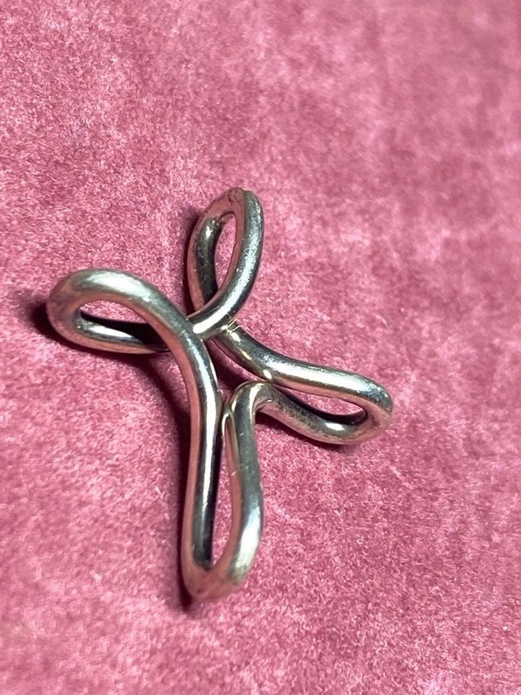 Cross-shaped necklace component, Tiffany & Co. Infinity Cross