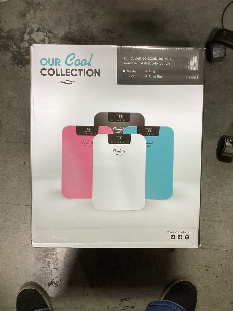 COOLULI 20LDXW 20 Liter Mini Fridge White