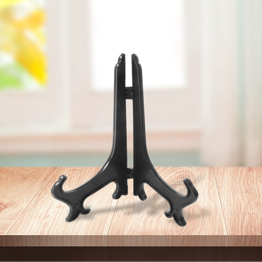 24 Pcs Plastic Easel Plate Display Stands Picture Easel Holders for Frames