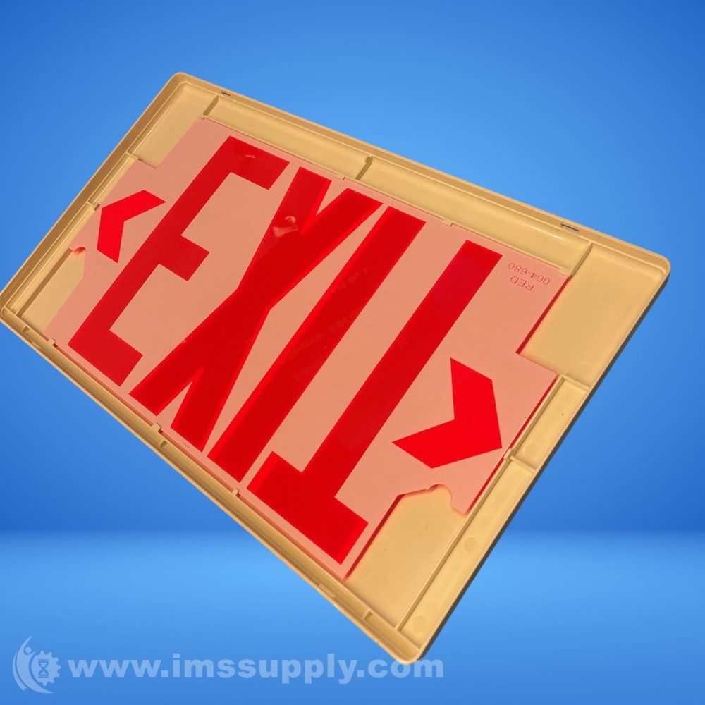 Cooper Lighting LPX70RWH Emergency Exit Sign FNOB