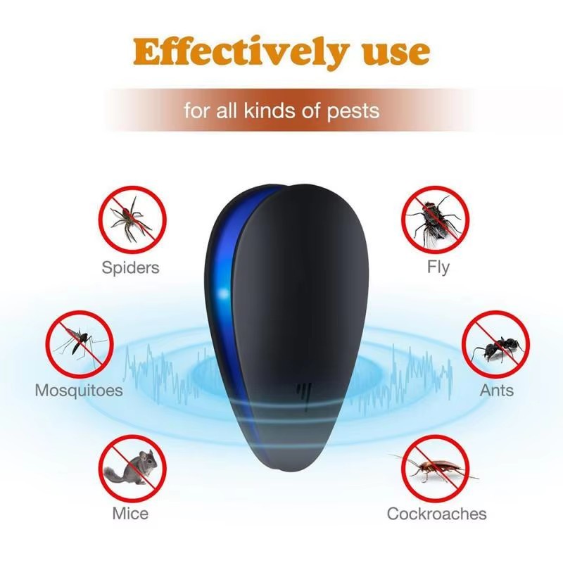 6 pcs Ultrasonic Pest Repeller Control Electronic Repellent Mice Bug Rat Reject