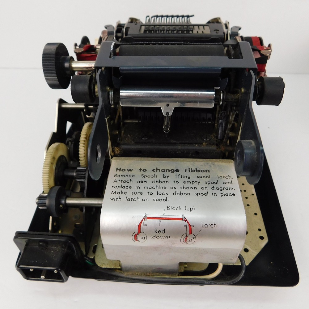 Vtg Commodore 207CB Electronic Business Adding Machine W/ Extra Rolls Tested