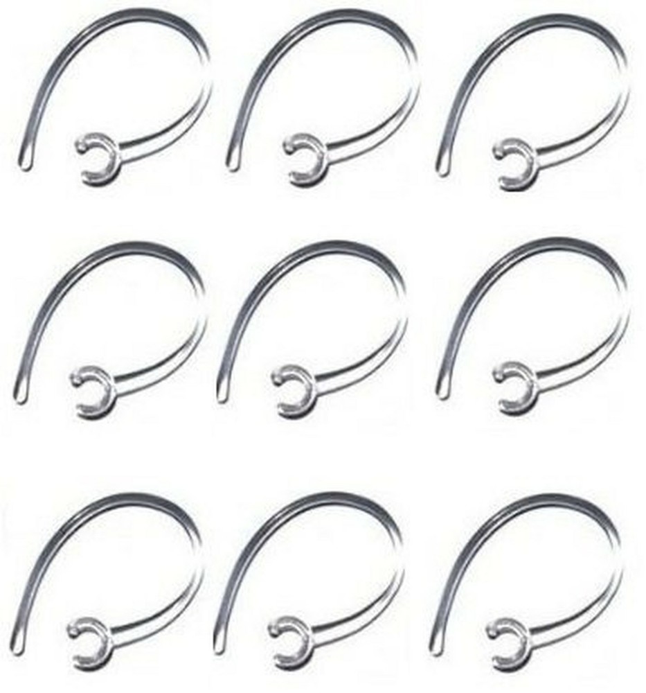 9 x Universal Small Clamp Bluetooth Ear Hook Loop Clip Replacement