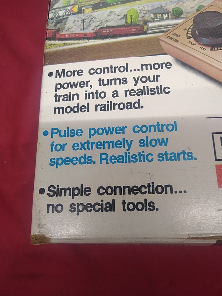 Railine 370 Powerpack Train And Accessory Transformer With Instructions And Box