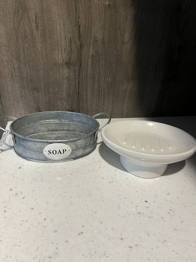 Soap Dish Galvanized