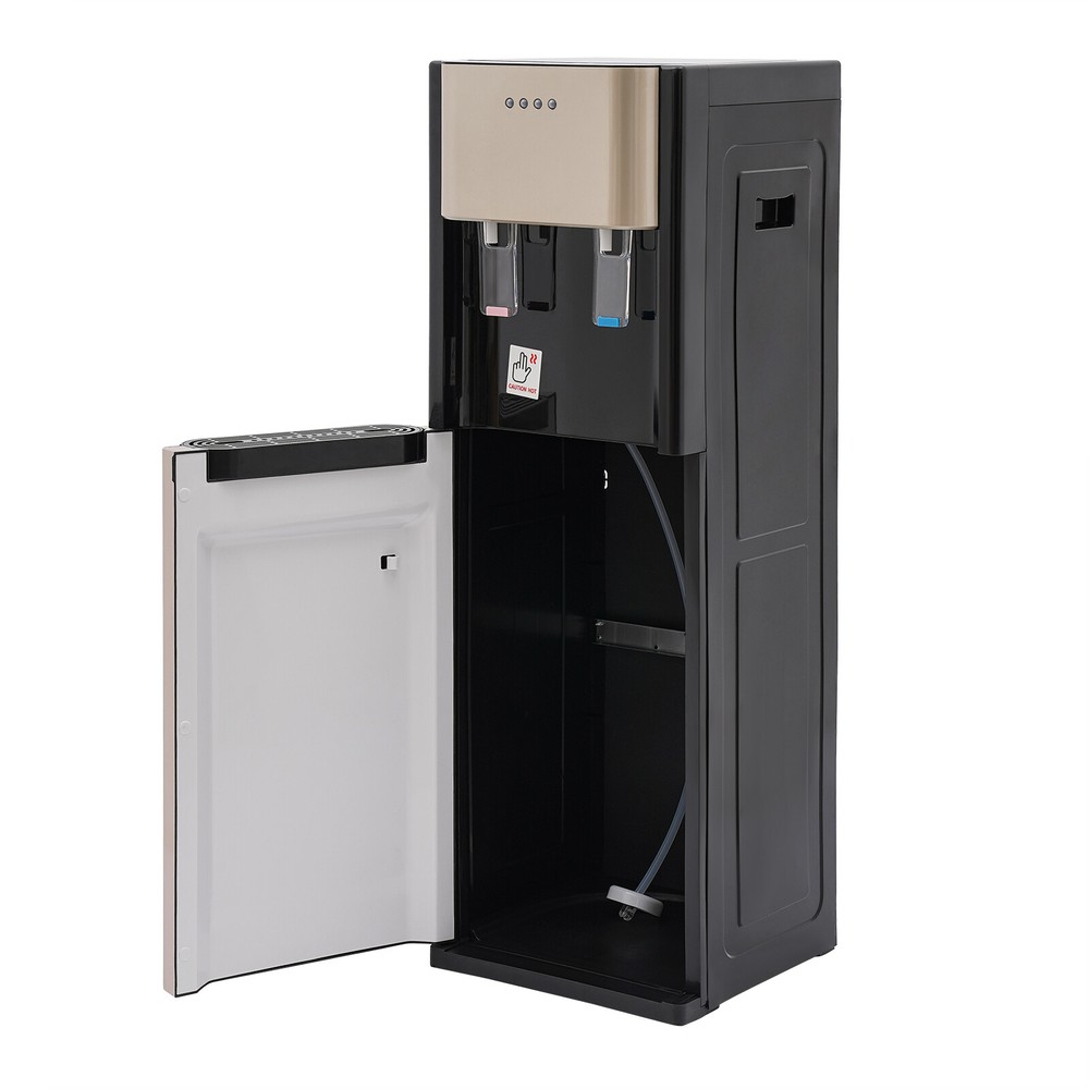 Bottom Load Hot/Cold Water Dispenser Cooler 5 Gallon Home/Office Stainless Steel