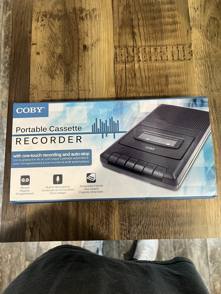 Coby Portable Cassette Recorder CVR-22 NEW