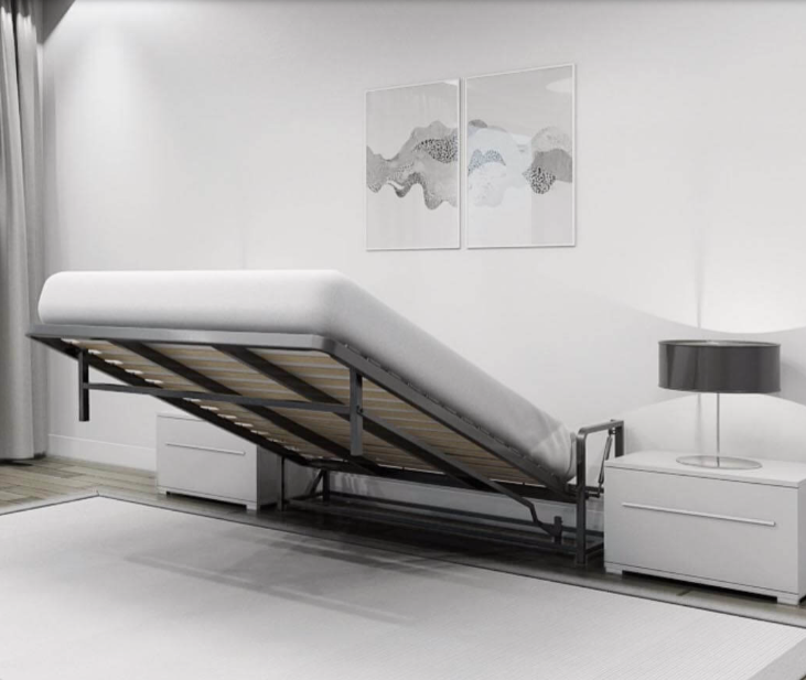 Wallbedking Queen Vertical Wall bed Folding Guest bed Pull Down Murphy bed