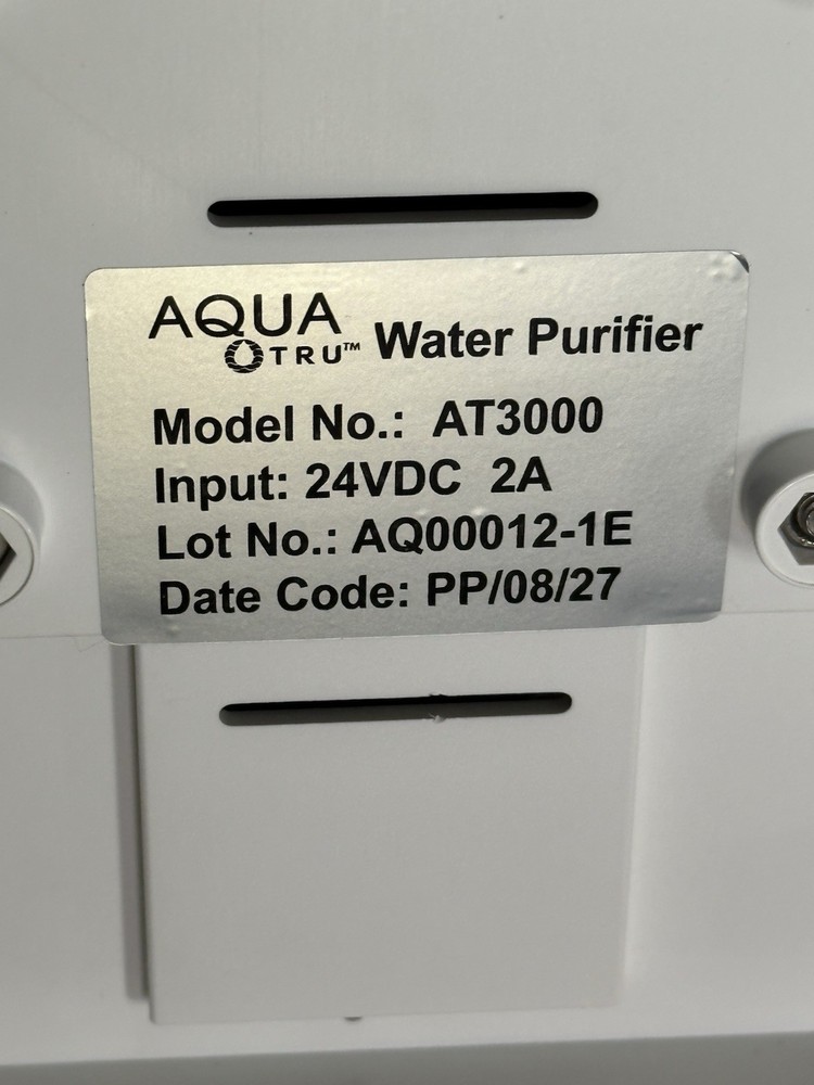 AquaTru Reverse Osmosis Water Filter System with Filters AT3000 Works