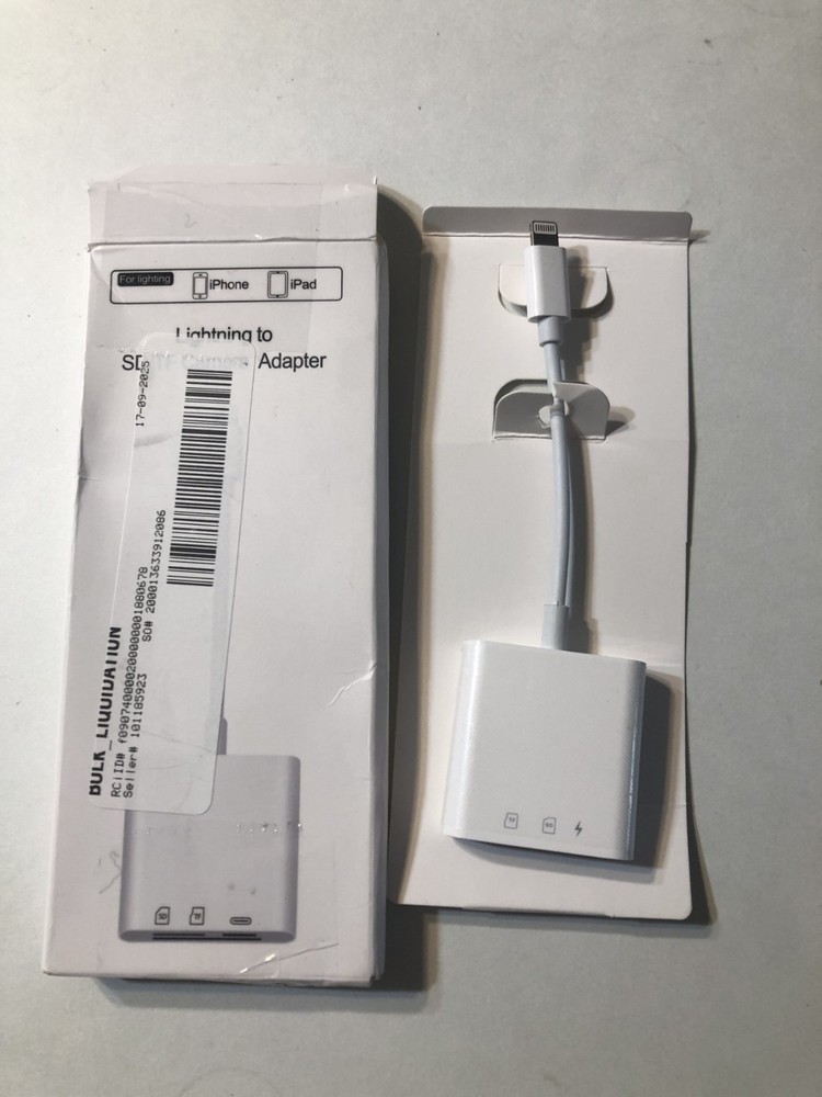 Lightning to SD/TF Camera Multi Function Adapter S-309