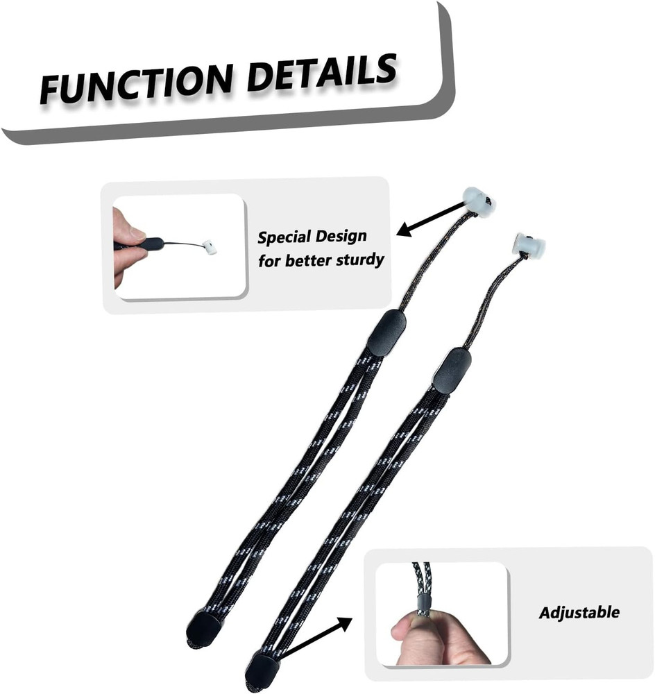 Improved Replacement Reflective Wrist Straps for Oculus Quest 2 Gen Controller,