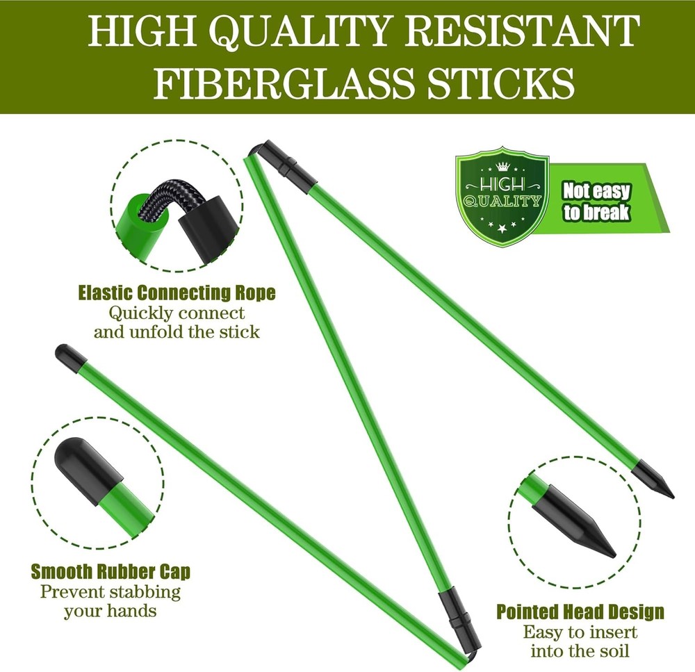 Golf Alignment Sticks 2 Pack,Upgraded 48" Collapsible Alignment Stick Golf Train