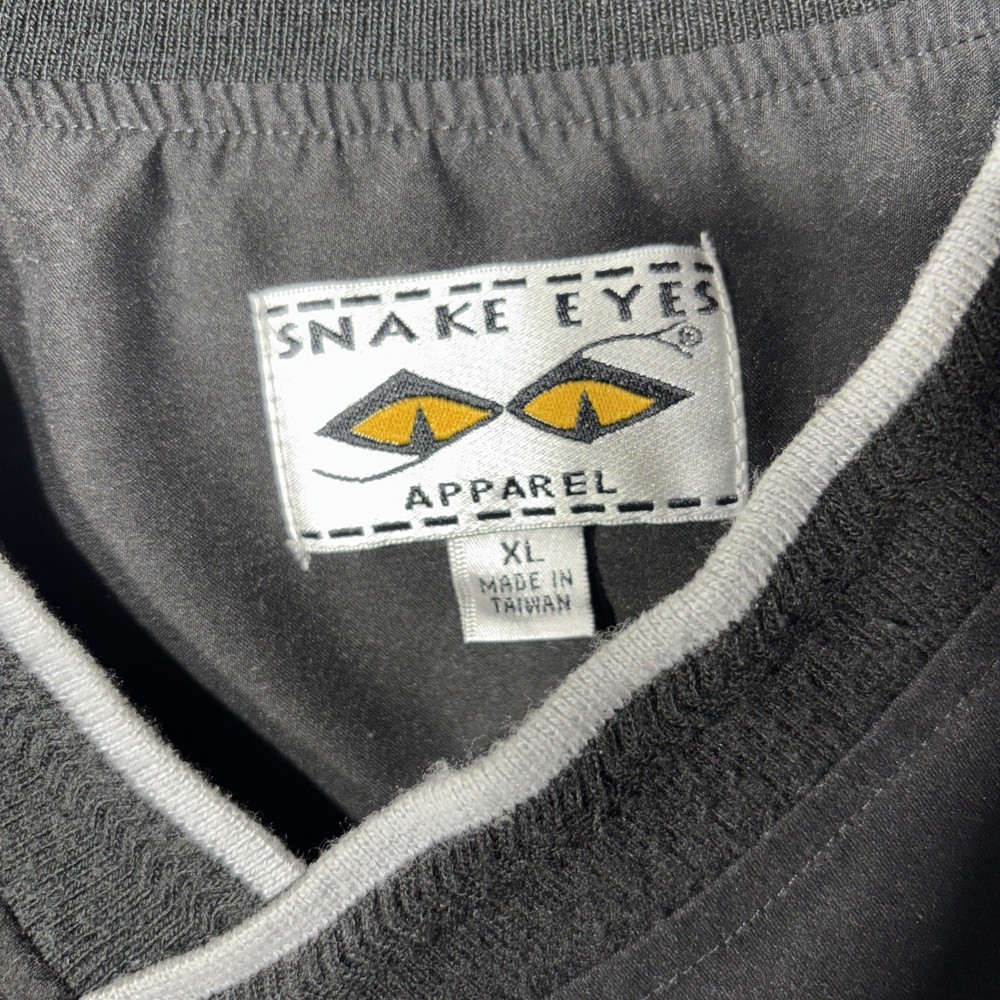 A Snake Eyes Windwear Golf Pullover Black Jacket. Size XL