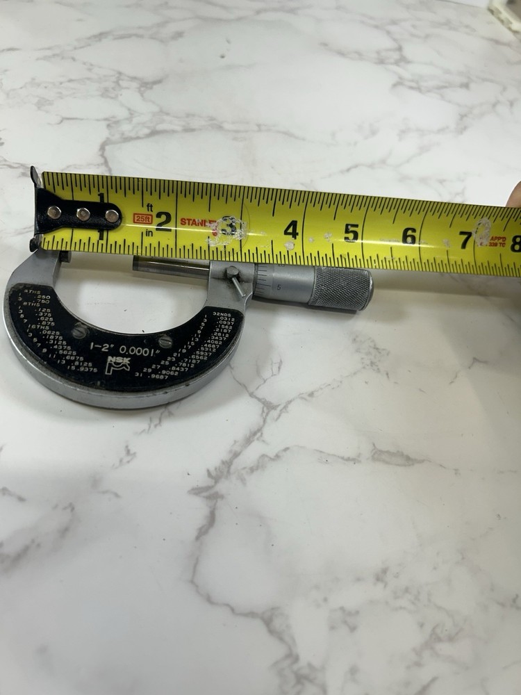 NSK Micrometer 1-2" .0001" Made in Japan