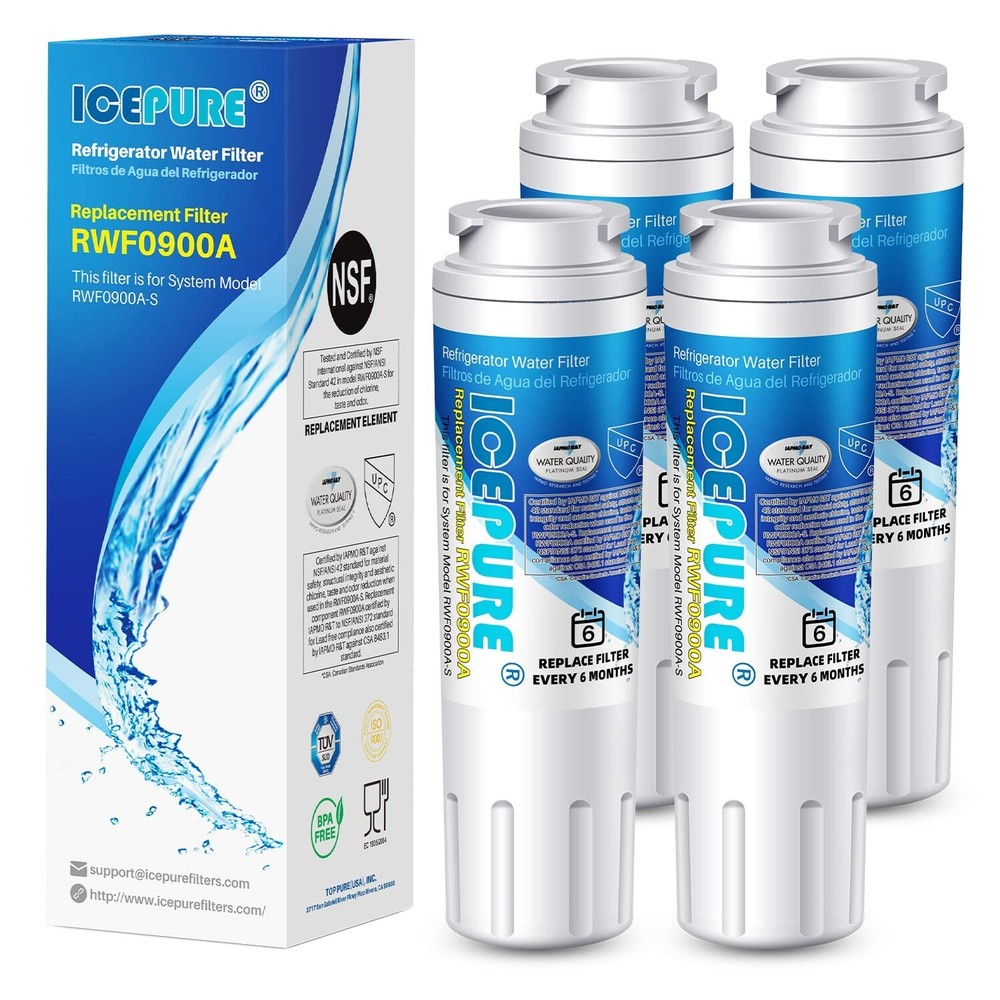 ICEPURE UKF8001 Replacement Refrigerator Water Filter For UKF8001, UKF8001AXX